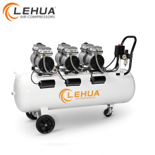 100L 0.55KW 0.75*3HP low noise portable oilless air compressor